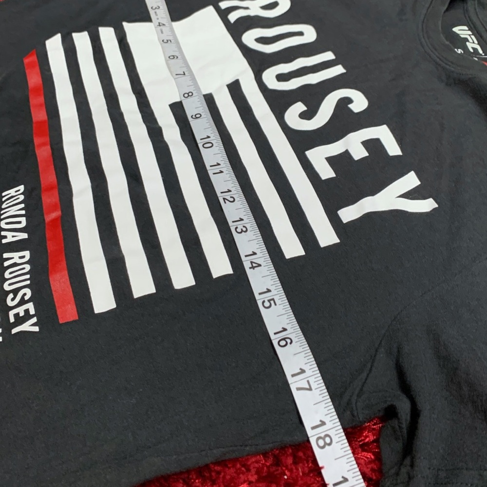Reebok Ronda Rousey UFC Fighter Shirt Small Rowdy Ultimate Fighter - Picture 5 of 7